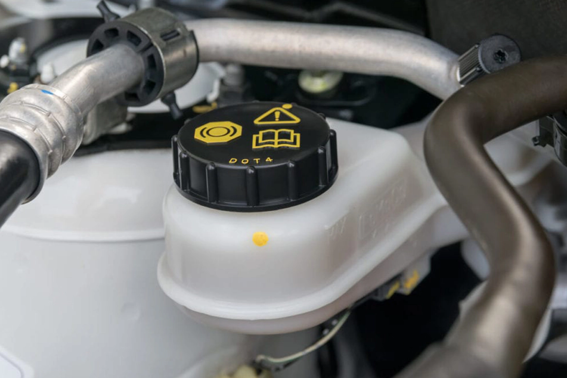 brake fluid reservoir